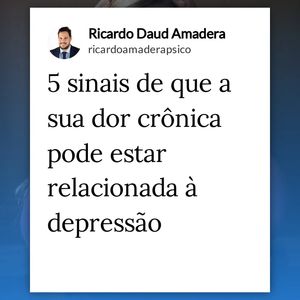 Image post by @ricardoamaderapsico on Instagram