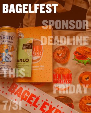 Image post by @bagelfest on Instagram