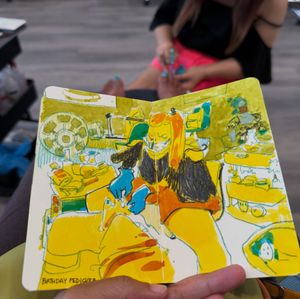 Image post by @umapaints on Instagram