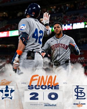 Image post by @astros on Twitter
