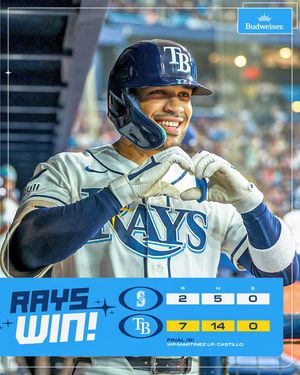 Image post by @RaysBaseball on Twitter