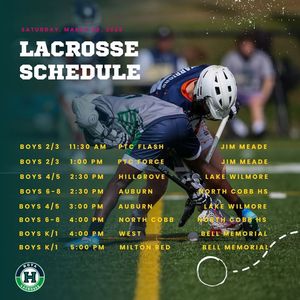 Image post by @Hoya Youth Lacrosse Association on Facebook
