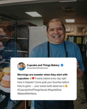 Image post by @cupcakeandthingshawaii on Instagram