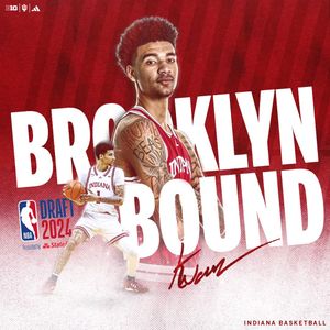 Image post by @IndianaMBB on Twitter