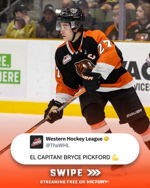 Image post by @westernhockeyleague on Instagram