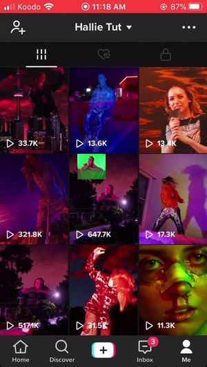 Video post by @hallietut on TikTok