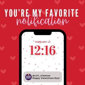 Image post by @clemsonIT on Facebook