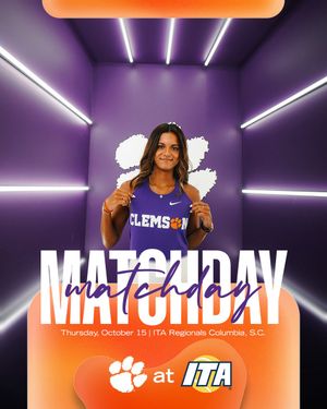Text post by @ClemsonWTennis on Twitter/X