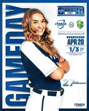 Image post by @ithaca_softball on Instagram