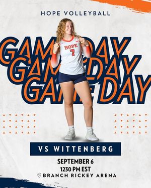 Image post by @hopecollegevolleyball on Facebook