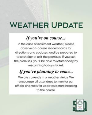 Image post by @MemorialGolf on Twitter