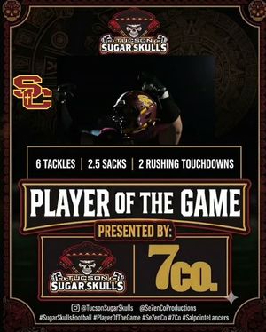 Video post by @sugarskullsfootball on Instagram