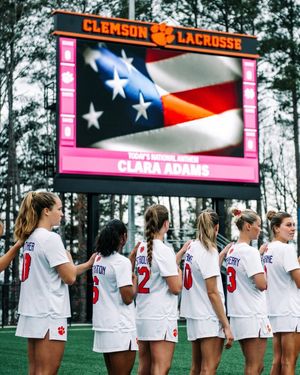 Image post by @clemsonwlax on Instagram