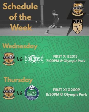Image post by @TheCelticsSoccerClub on Facebook
