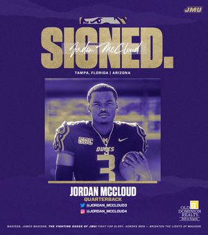 Image post by @JMUFootball on Twitter