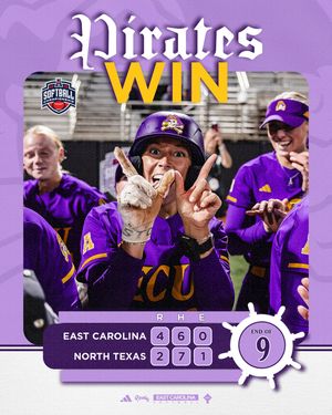 Image post by @ecu__softball on Instagram