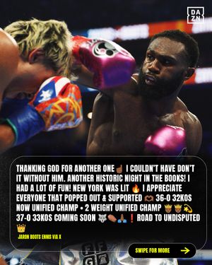 Image post by @daznboxing on Instagram