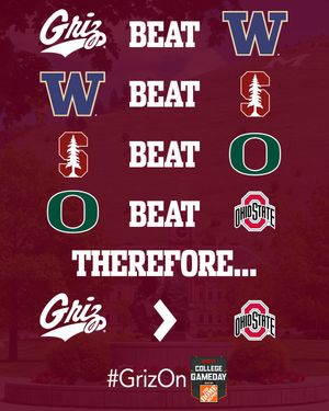 Image post by @MontanaGrizFB on Twitter