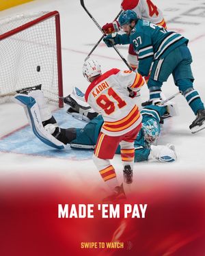 Image post by @nhlflames on Instagram