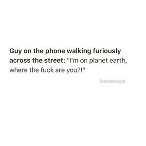 Image post by @overheardnewyork on Instagram