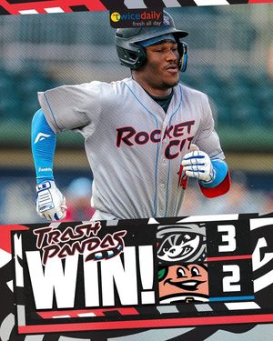 Image post by @trashpandasbaseball on Facebook