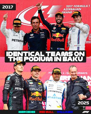 Image post by @f1 on Instagram