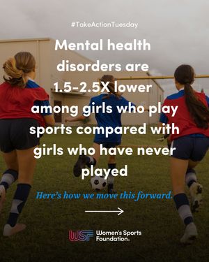 Image post by @womenssportsfoundation on Instagram