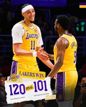 Image post by @lakers on Instagram