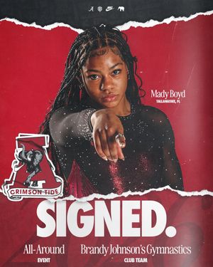 Image post by @bamagymnastics on Instagram