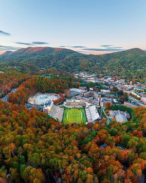 Image post by @appstate_fb on Instagram