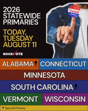 Image post by @rockthevote on Instagram