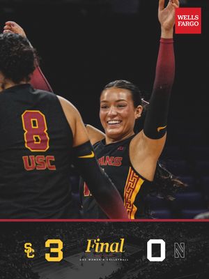 Image post by @uscwomensvolley on Instagram
