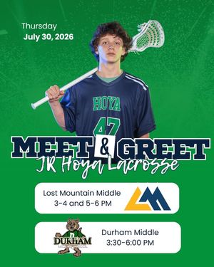 Image post by @JR Hoyas Lacrosse on Facebook