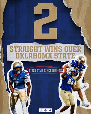Image post by @tulsa_football on Instagram