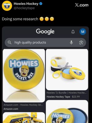 Image post by @howieshockeytape on Instagram