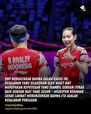 Image post by @bolalobbadminton on Instagram