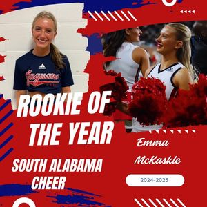 Image post by @southalabama.cheerleading on Facebook