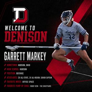 Image post by @denison_lacrosse on Instagram