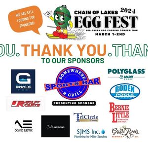 Image post by @chainoflakeseggfest on Facebook