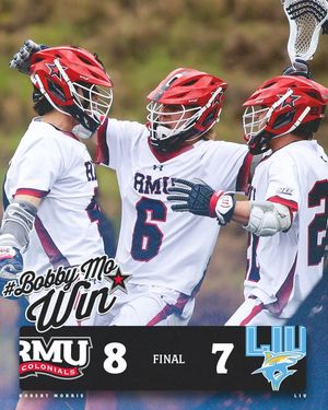 Image post by @RMUAthletics on Facebook