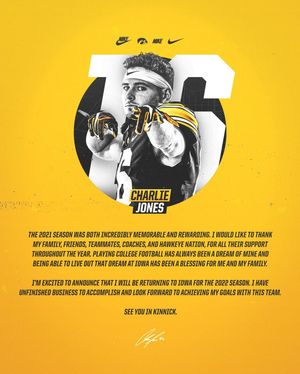 Image post by @hawkeyefootball on Instagram