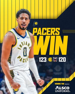 Image post by @Pacers on Twitter/X