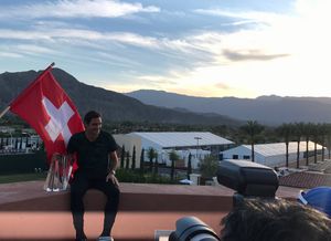 Image post by @BNPPARIBASOPEN on Twitter