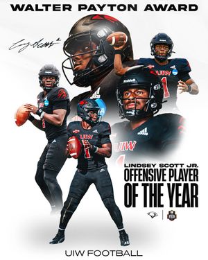 Image post by @UIWFootball on Twitter