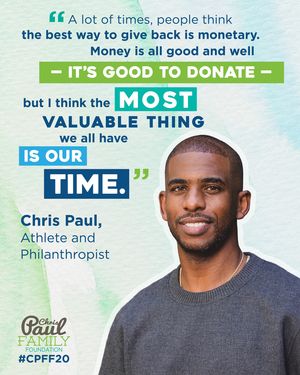 Image post by @chrispaulfamfdn on Instagram