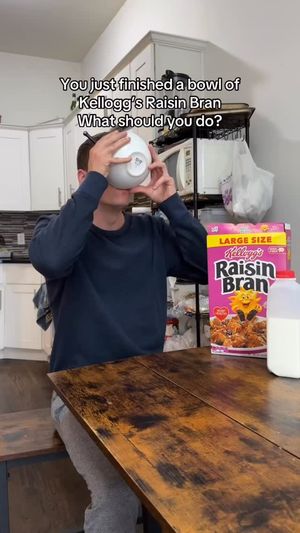 Video post by @KelloggsRaisinBran on Facebook