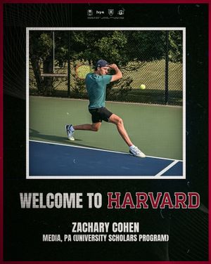 Image post by @harvardmenstennis on Instagram
