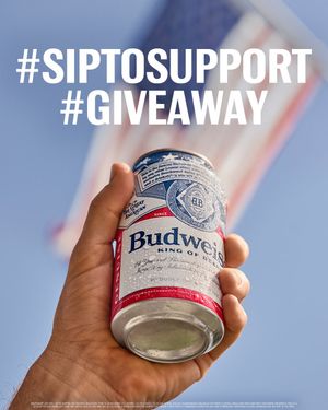 Image post by @budweiserusa on Twitter