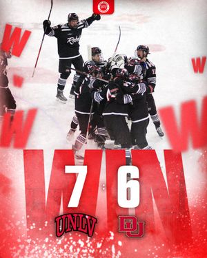 Image post by @UNLVRebelHockey on Twitter