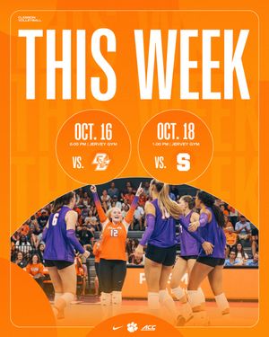 Image post by @clemsonvb on Instagram